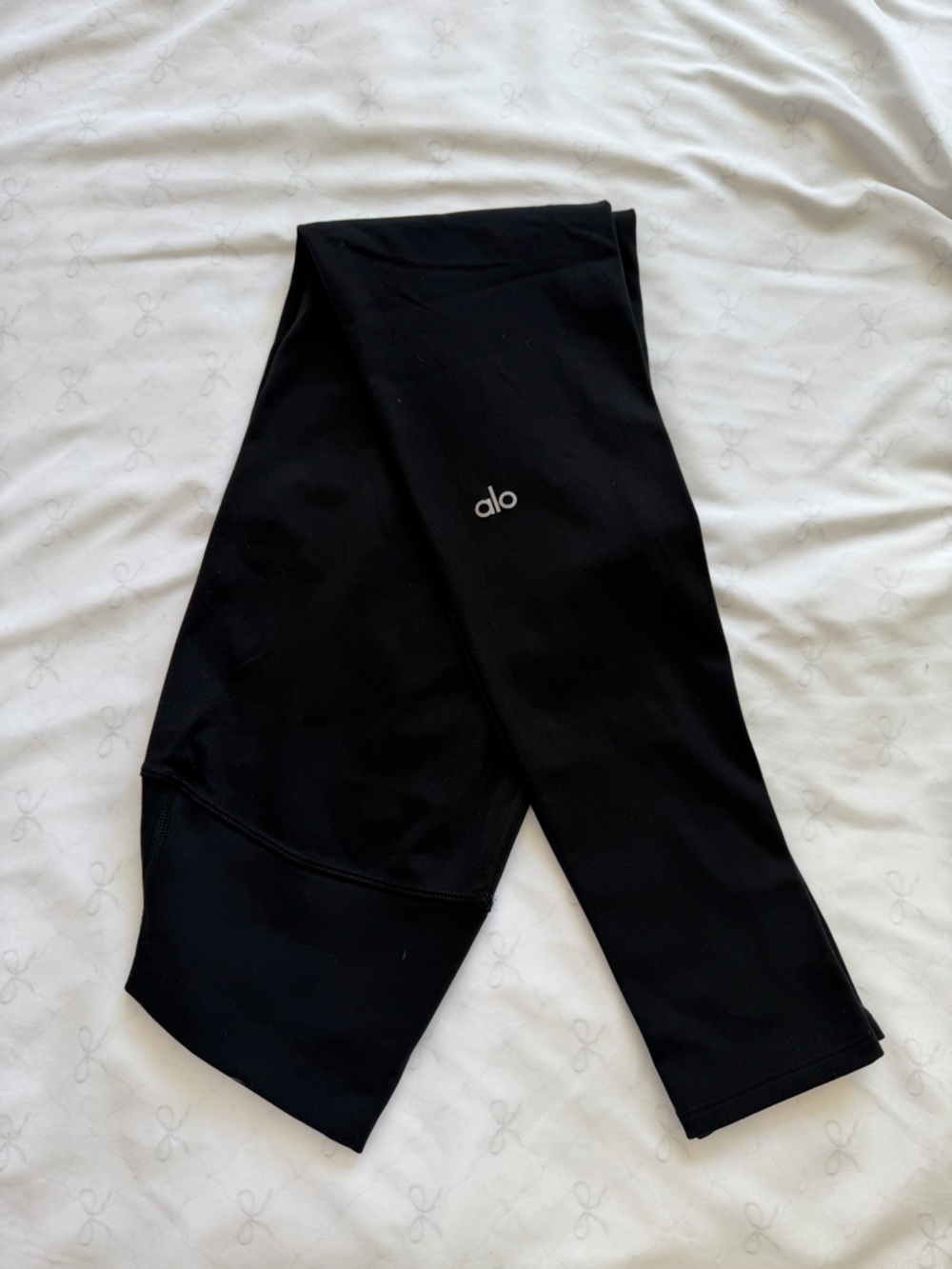 ALO Yoga Kids Black Stretch Performance Leggings